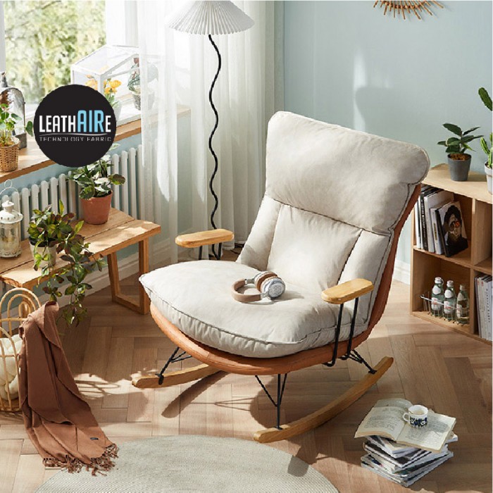 Danny Leathaire Adjustable Rocking Armchair MUMU Living